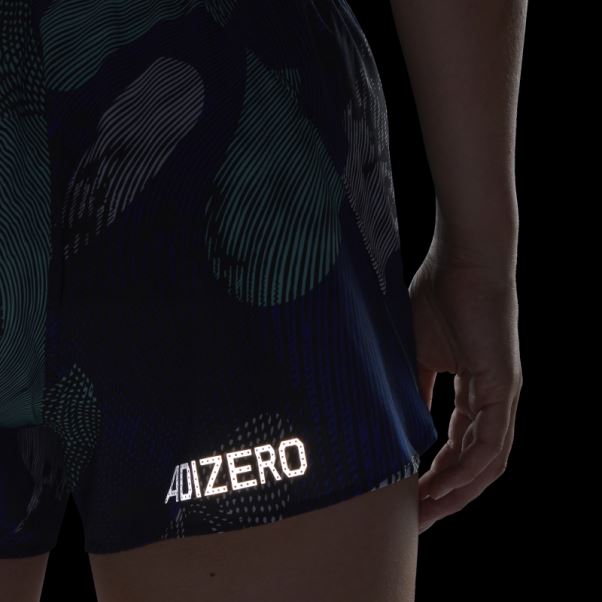 Short Adidas Adizero Running Fendu Vert