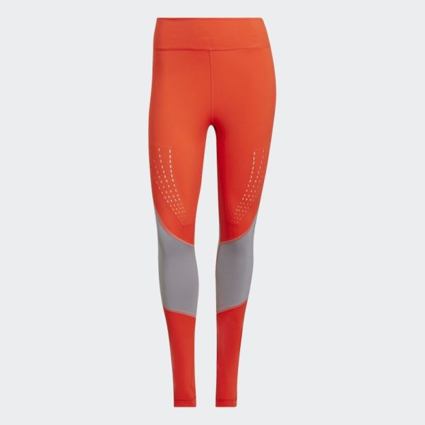 Adidas By Stella Mccartney Leggings D'entraînement Truepurpose Orange Chaud