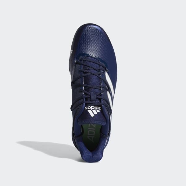 Adizero Afterburner 8 Crampons Adidas Bleu Marine