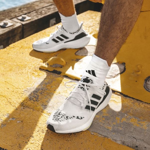 Chaussettes Adidas Running X Supernova Quarter Performance Blanches