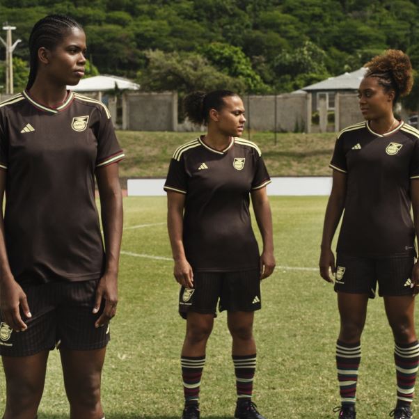Maillot Adidas Jamaica 23 Away Marron Nuit