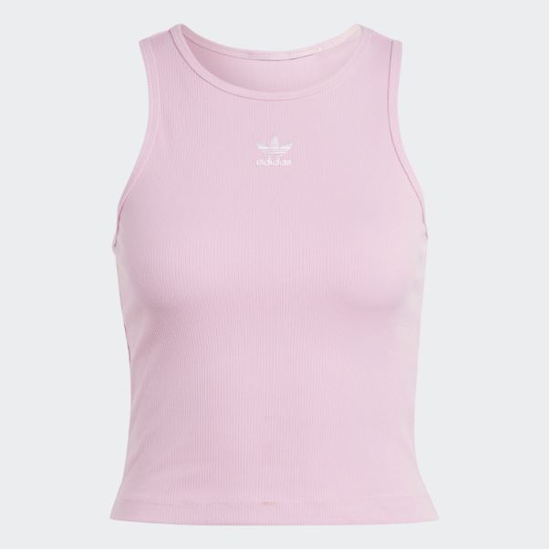 Débardeur Côtelé Adicolor Essentials Rose True Adidas
