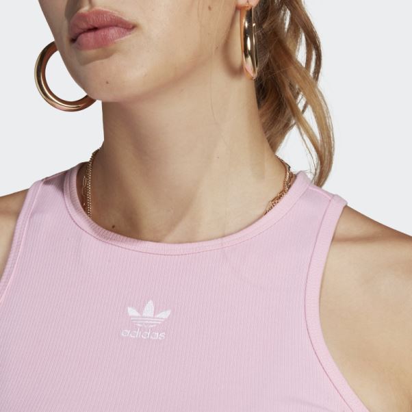 Débardeur Côtelé Adicolor Essentials Rose True Adidas