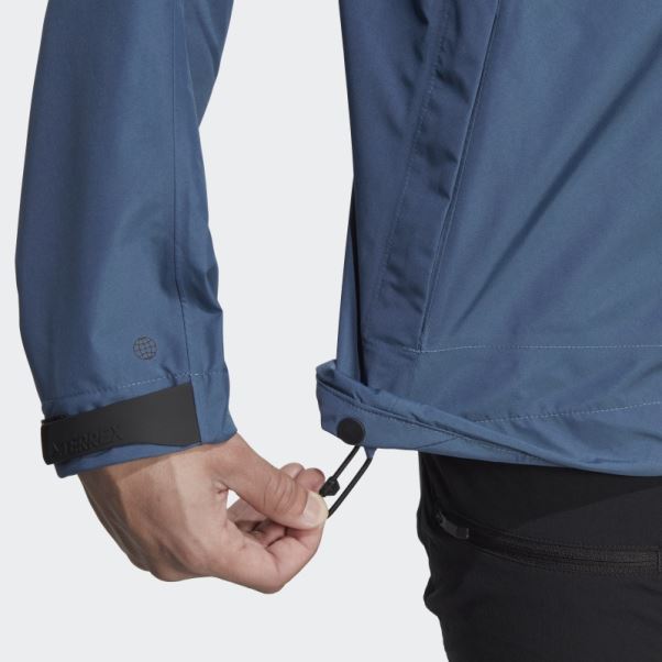 Veste De Pluie Adidas Terrex Xperior Gore-tex Paclite Acier