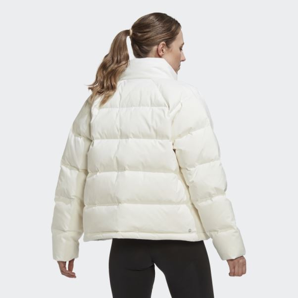 Doudoune Décontractée Adidas Helionic Blanche