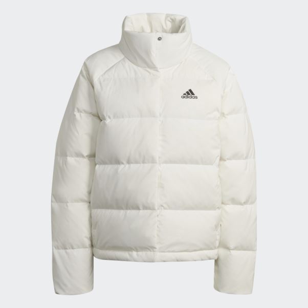 Doudoune Décontractée Adidas Helionic Blanche