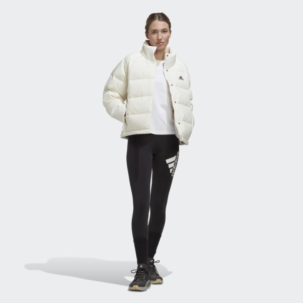 Doudoune Décontractée Adidas Helionic Blanche