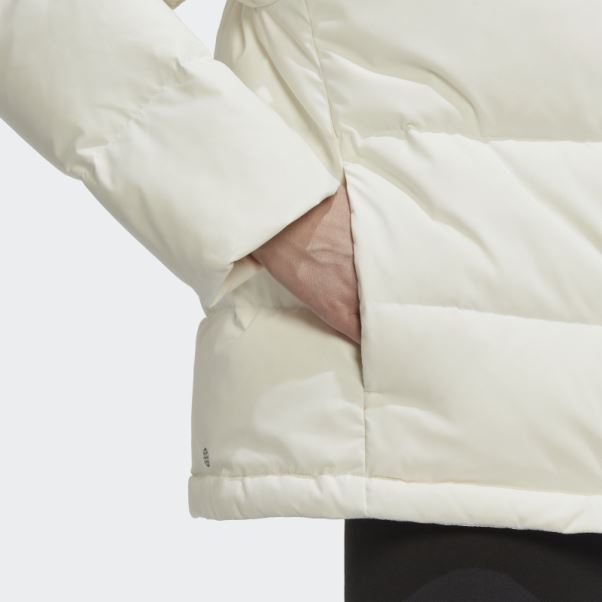 Doudoune Décontractée Adidas Helionic Blanche