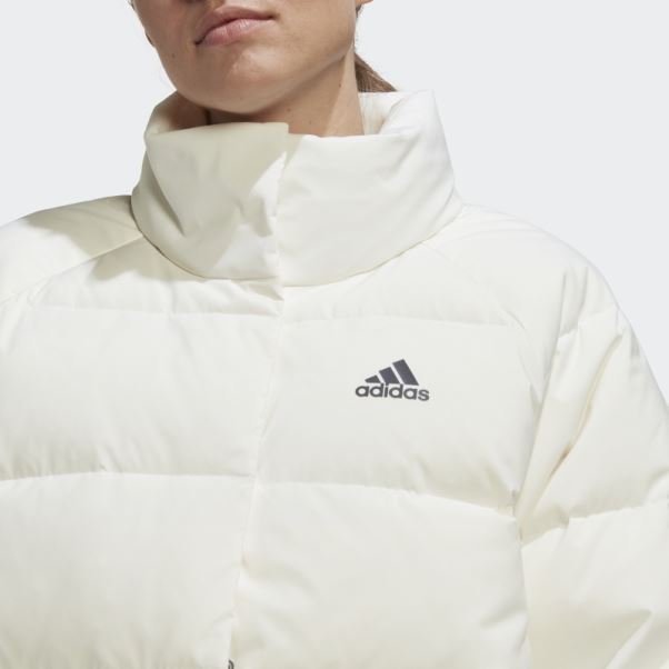Doudoune Décontractée Adidas Helionic Blanche