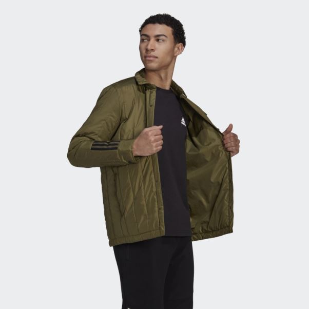 Adidas Itavic 3-stripes Lite Chemise Veste Olive