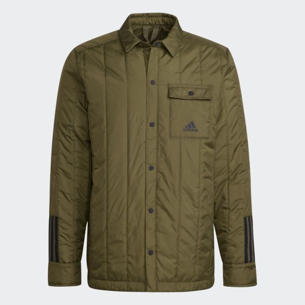 Adidas Itavic 3-stripes Lite Chemise Veste Olive