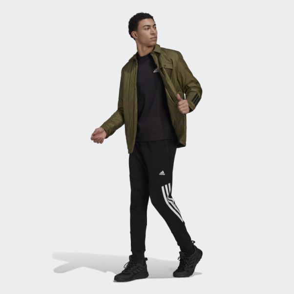 Adidas Itavic 3-stripes Lite Chemise Veste Olive
