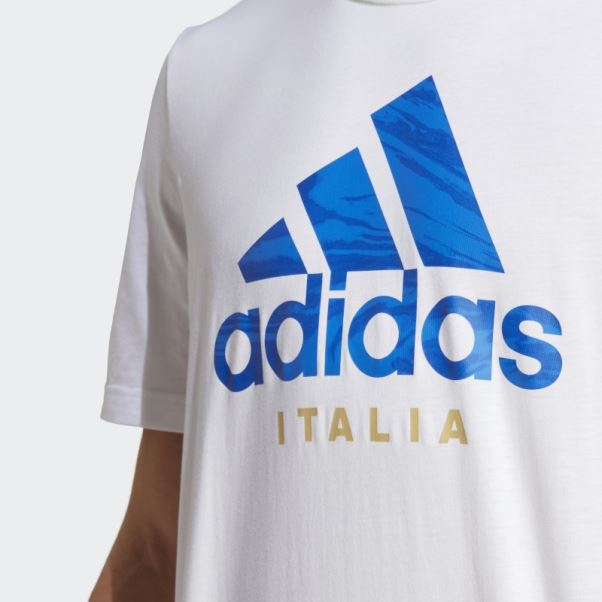 Italie Graphique Tee Blanc Adidas