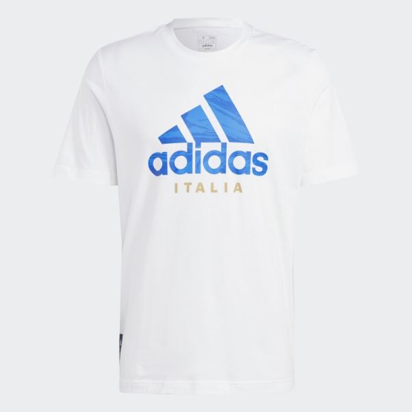 T-shirt Graphique Italie Adidas Blanc