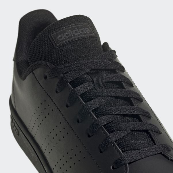 Adidas Noir Chaussures De Style De Vie De Base De Base D'avantage