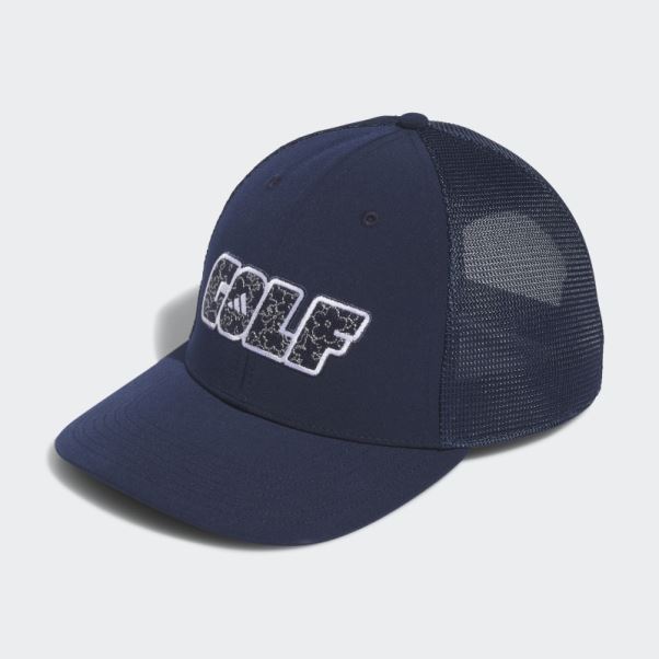 Casquette Trucker Basse Adidas Golf Bleu Marine