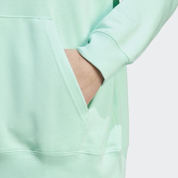 All Szn French Terry Sweat à Capuche Vert Adidas