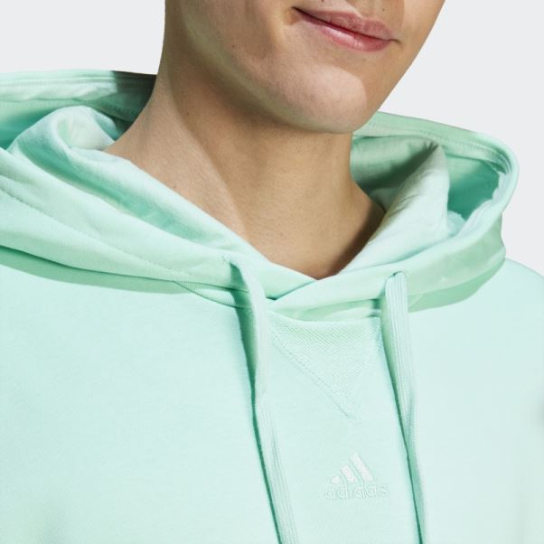 All Szn French Terry Sweat à Capuche Vert Adidas