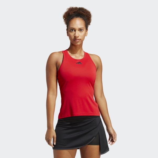 Club Tennis Débardeur Adidas écarlate