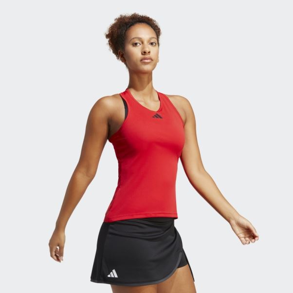 Club Tennis Débardeur Adidas écarlate