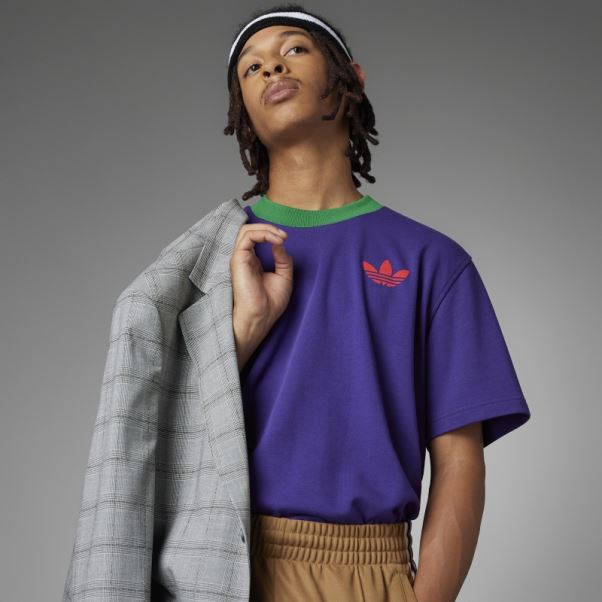 Adicolor Heritage Now Grand T-shirt Trèfle Adidas Riche Violet
