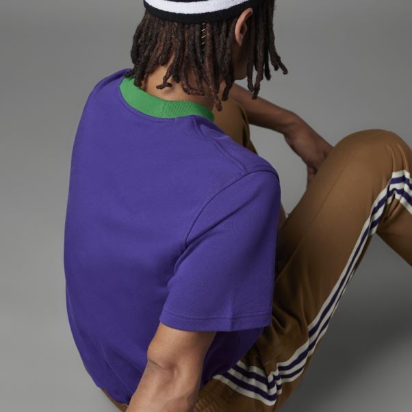 Adicolor Heritage Now Grand T-shirt Trèfle Adidas Riche Violet