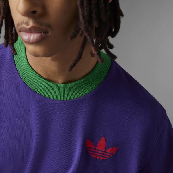 Adicolor Heritage Now Grand T-shirt Trèfle Adidas Riche Violet