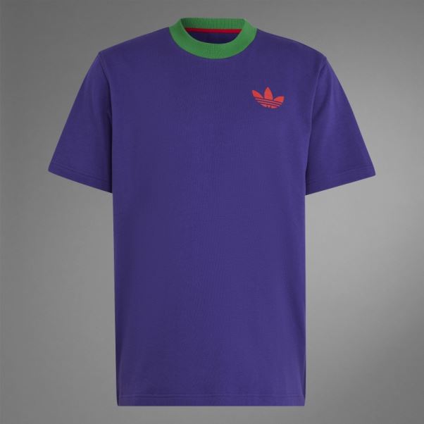 Adicolor Heritage Now Grand T-shirt Trèfle Adidas Riche Violet