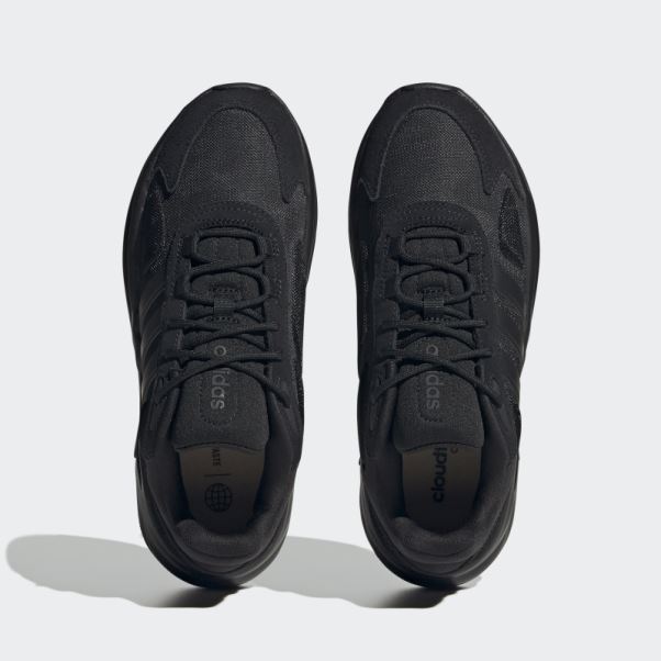 Adidas Ozelle Cloudfoam Lifestyle Chaussures De Course Carbone