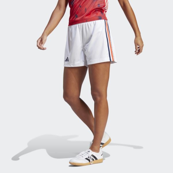 Short De Handball France Blanc Adidas