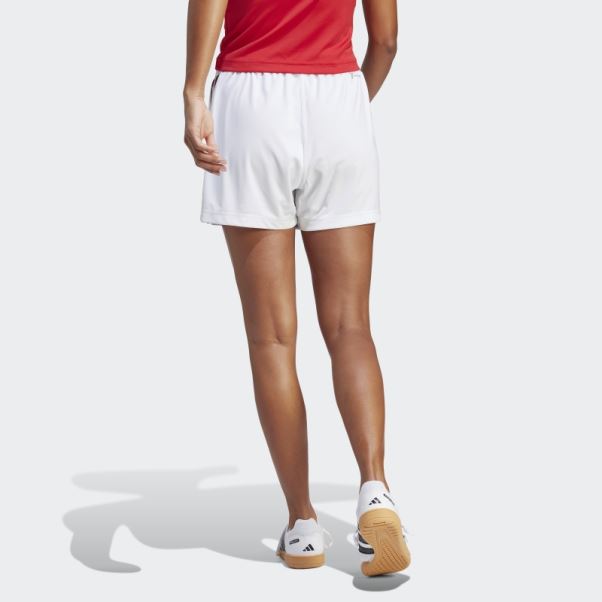 Short De Handball France Blanc Adidas