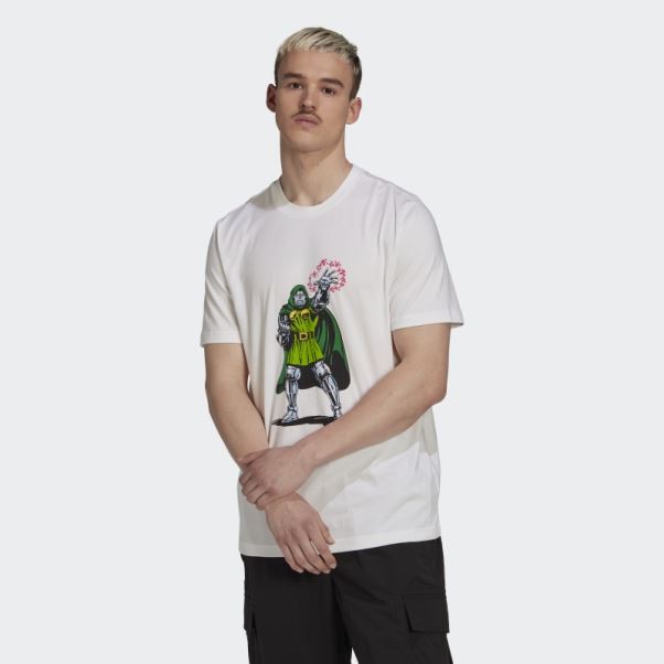 T-shirt Graphique Adidas Disney Blanc