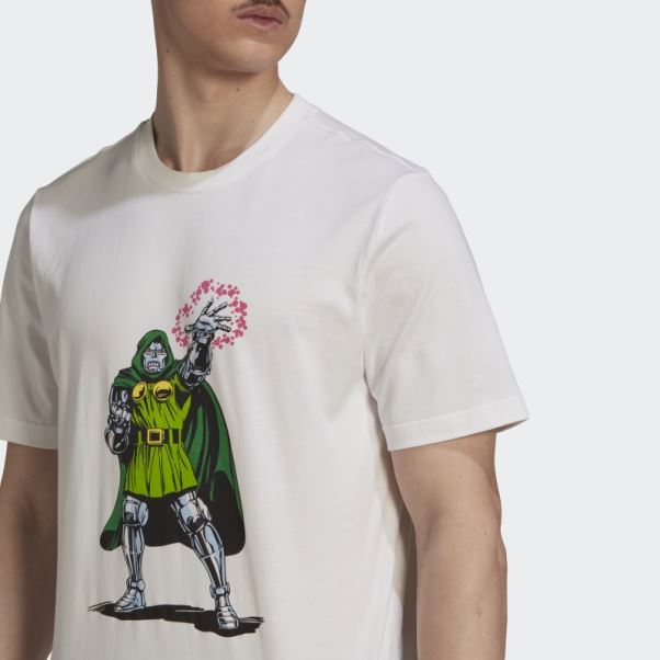 T-shirt Graphique Adidas Disney Blanc