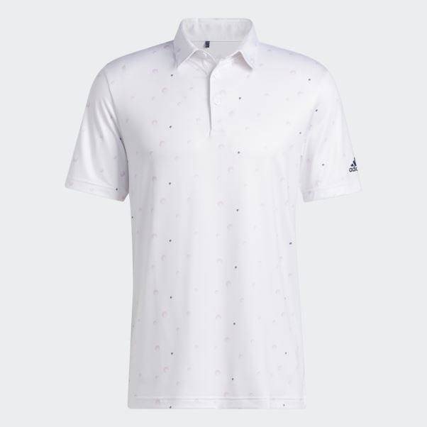 Polo Blanc Imprimé Ultimate365 Adidas
