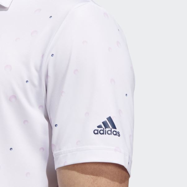 Polo Blanc Imprimé Ultimate365 Adidas