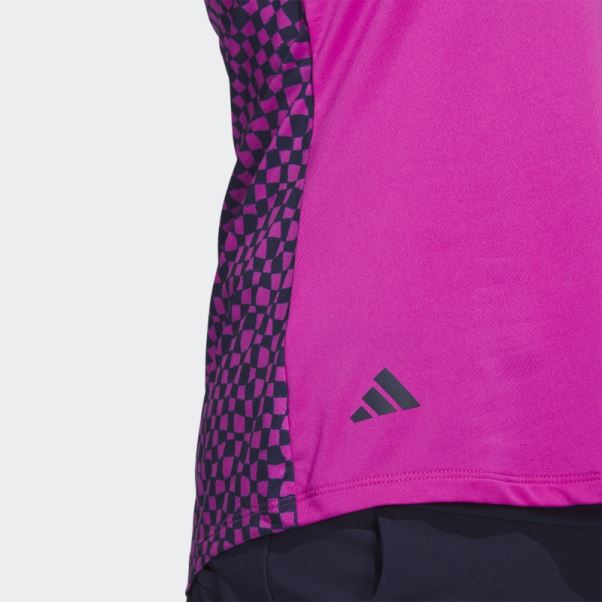Polo De Golf Sans Manches Adidas Ultimate365 Fushia