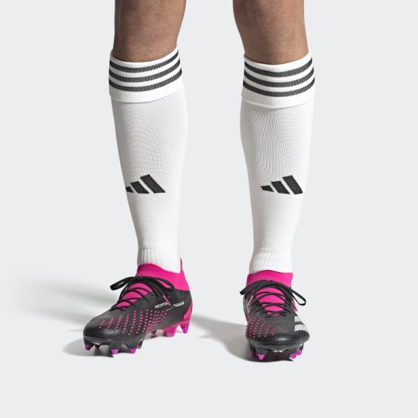 Predator Accuracy.1 Chaussures De Sol Souple Adidas Noir