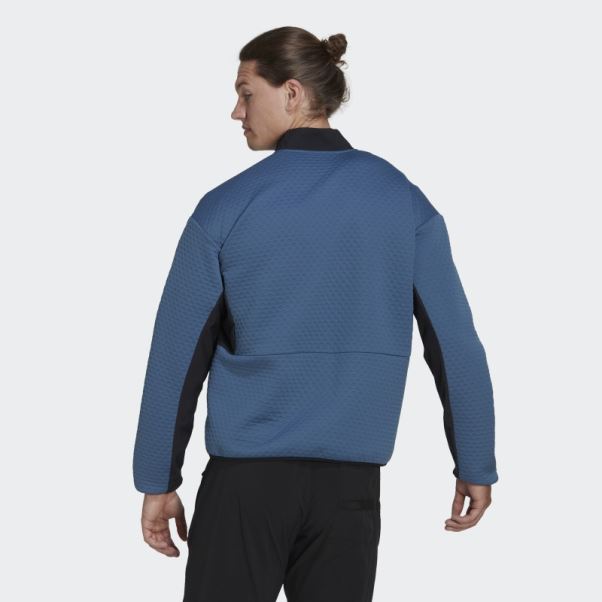 Acier Terrex Randonnée Demi-zip Polaire Adidas