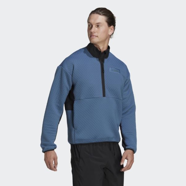 Acier Terrex Randonnée Demi-zip Polaire Adidas