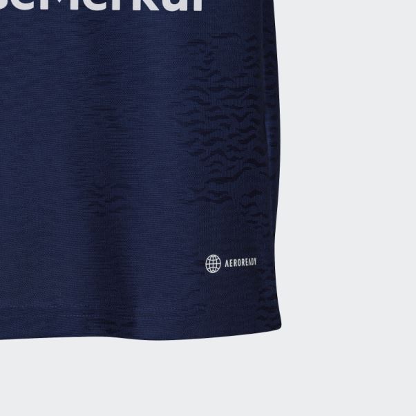 Maillot Extérieur Adidas Hamburger Sv 22/23 Bleu Foncé