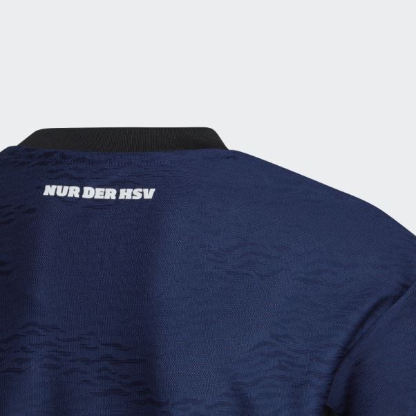 Maillot Extérieur Adidas Hamburger Sv 22/23 Bleu Foncé