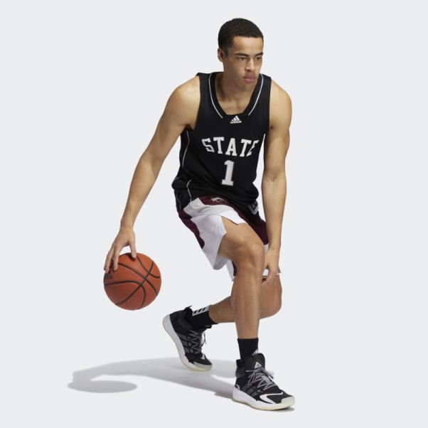 Maillot Ncaa Swingman Bulldogs Adidas Noir