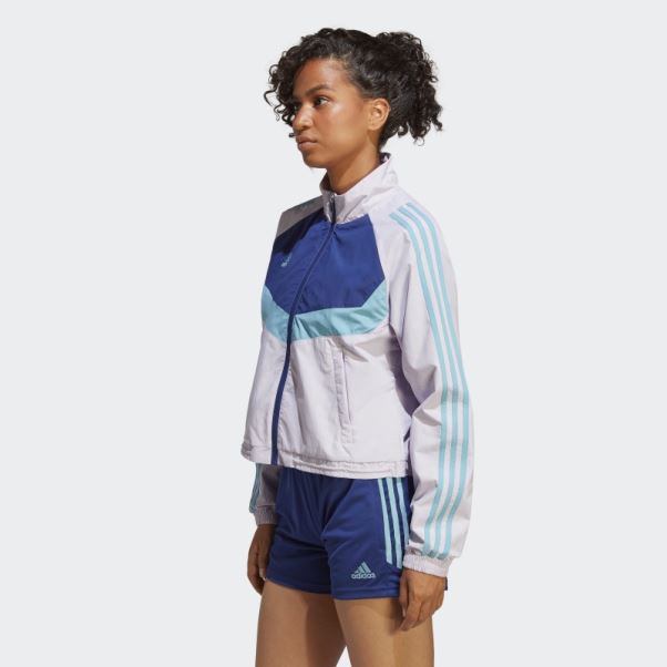 Fashion Tiro Veste Tissée Argent Aube Adidas