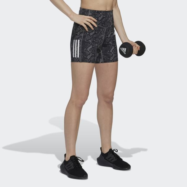 Short D'entraînement Taille Haute Hyperglam Aeroready Adidas Multicolore