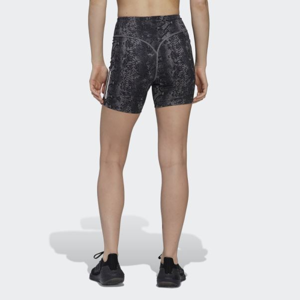 Short D'entraînement Taille Haute Hyperglam Aeroready Adidas Multicolore
