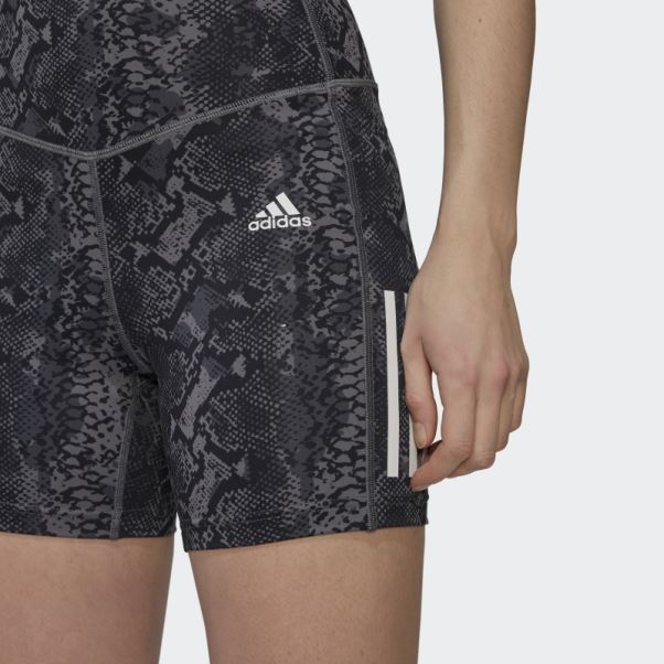 Short D'entraînement Taille Haute Hyperglam Aeroready Adidas Multicolore