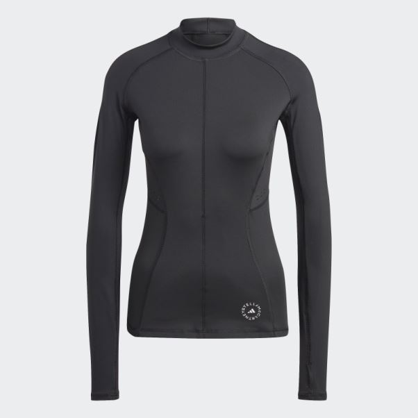 Adidas By Stella Mccartney Haut à Manches Longues True Purpose Haut à Manches Longues Noir Chaud