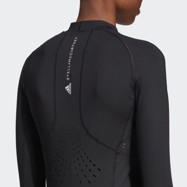 Adidas By Stella Mccartney Haut à Manches Longues True Purpose Haut à Manches Longues Noir Chaud