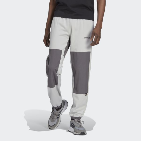 Pantalon De Survêtement Adidas Adventure Winter Fabric Mix Gris Chaud
