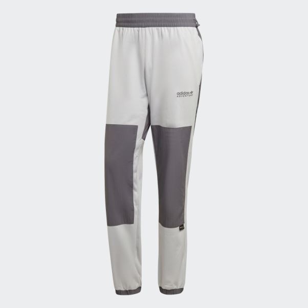 Pantalon De Survêtement Adidas Adventure Winter Fabric Mix Gris Chaud